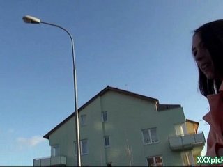 Public PIckups - Czech Amateur Teen Fucks Outdoor For Money 10